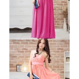 Bridesmaid-Dresses---Ankle-length-Chiffon-Bridesmaid-Dress-Ball-Gown-Sweetheart-with-Sash-Ribbon-2